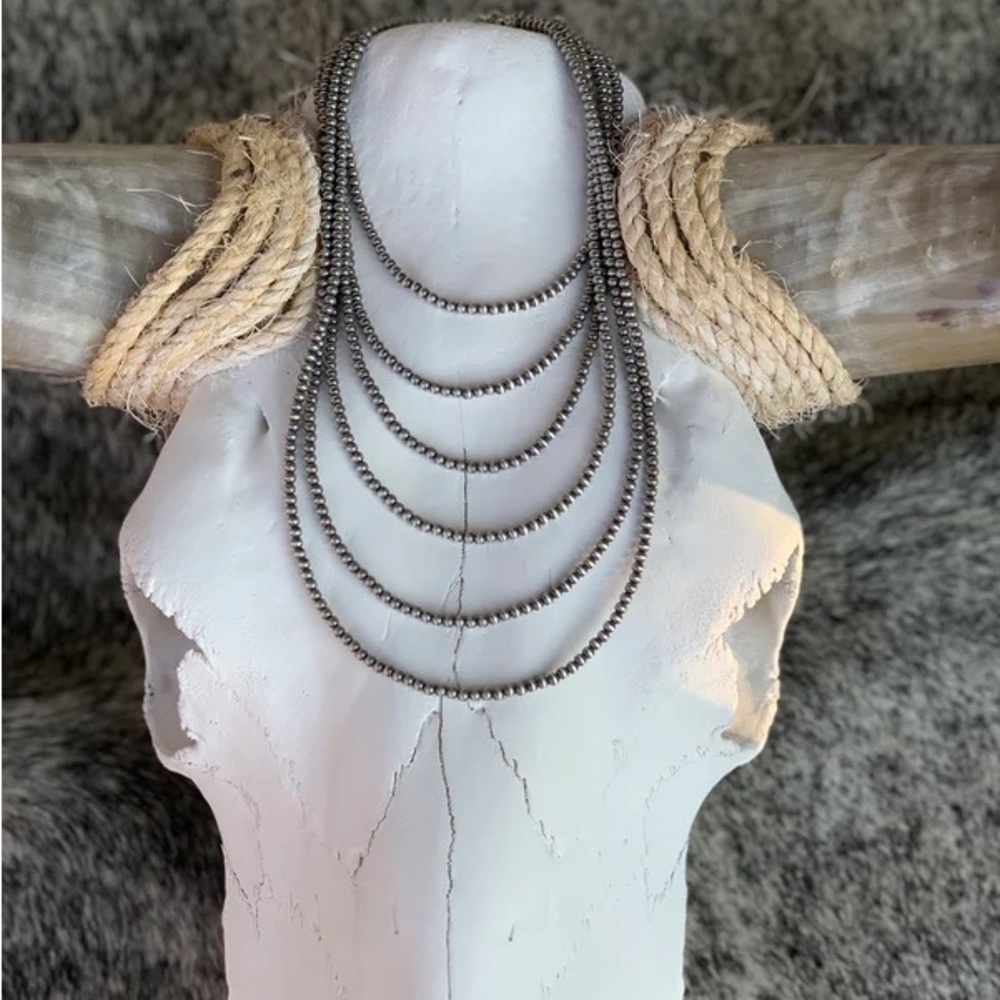 4MM Navajo Pearl Necklace